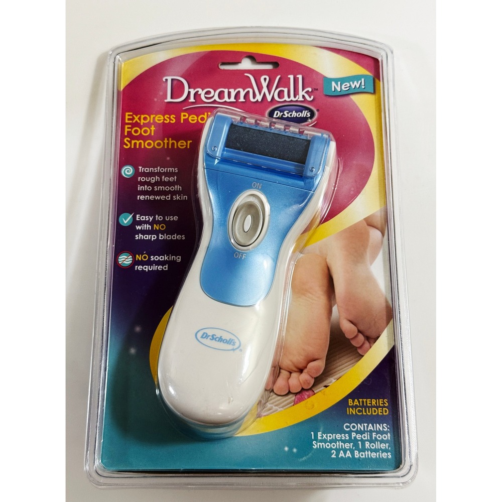 Dr. Scholls Foot Smoother Womens OS Blue DreamWalk Express Pedi DRSP3757CBAY